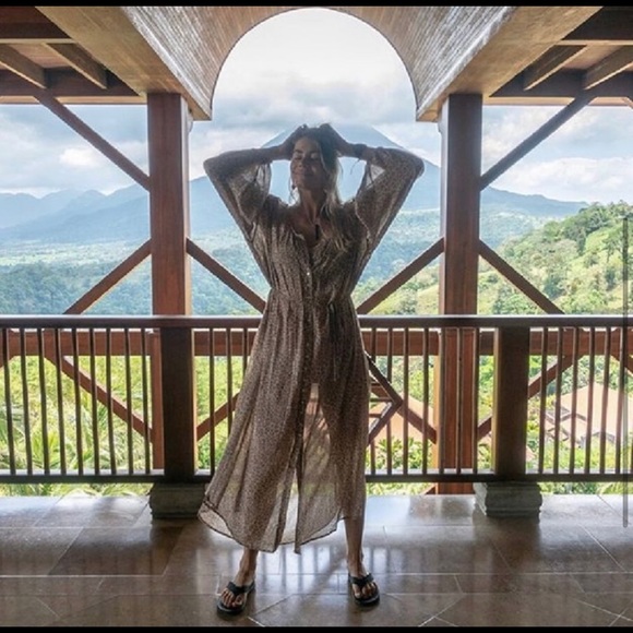 Leopard Print Maxi Dress - Picture 4 of 4